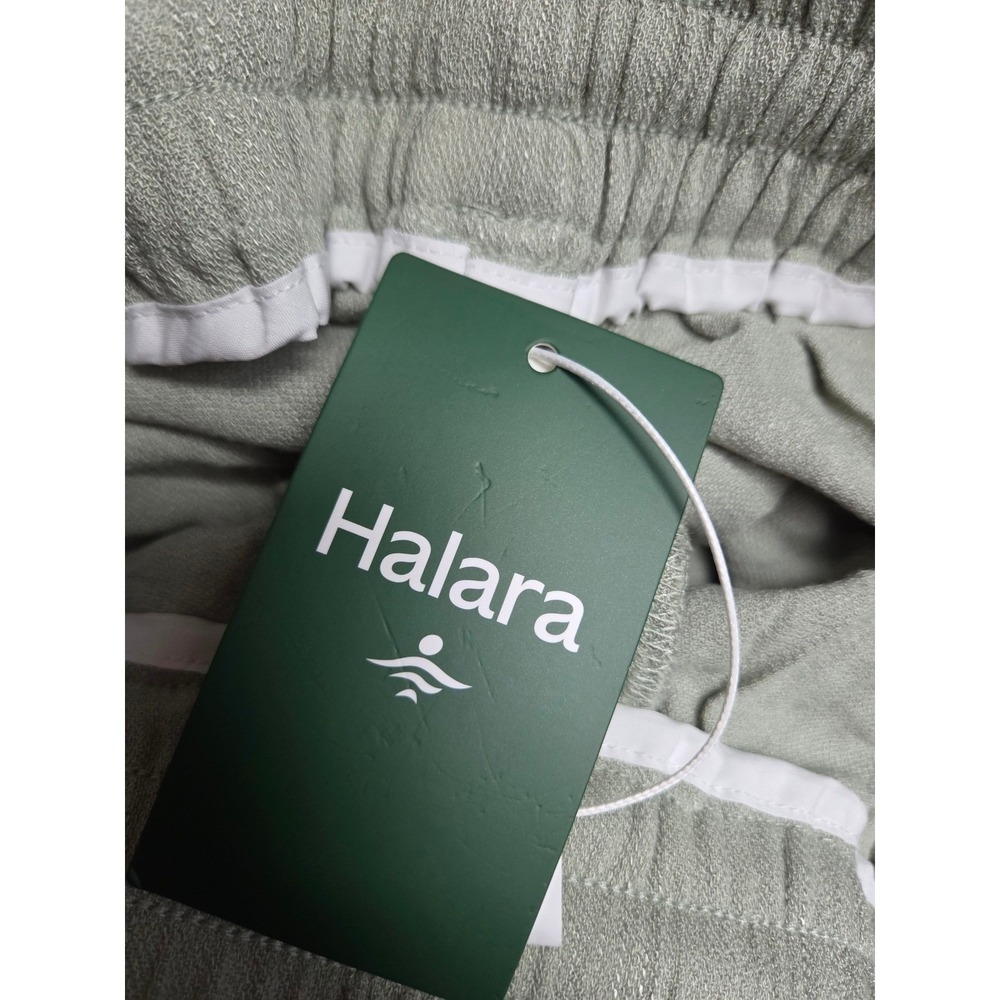 Halara High Waisted Drawstring Pocket Wide Leg Casual Linen- Small - Picture 6 of 7